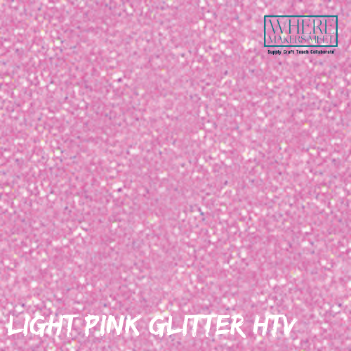 Light Pink Glitter  Where Makers Meet Vinyl Crafts Studio